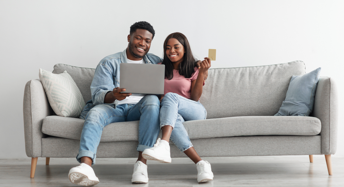 Couple discussing their prenup